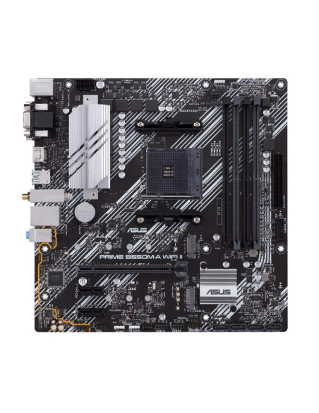 Mainboard, ASUS, AMD B550, SAM4, MicroATX, Memory DDR4, Memory slots 4, 2xPCI-Express 3.0 1x, 1xPCI-Express 4.0 16x, 2xM.2, 1x1