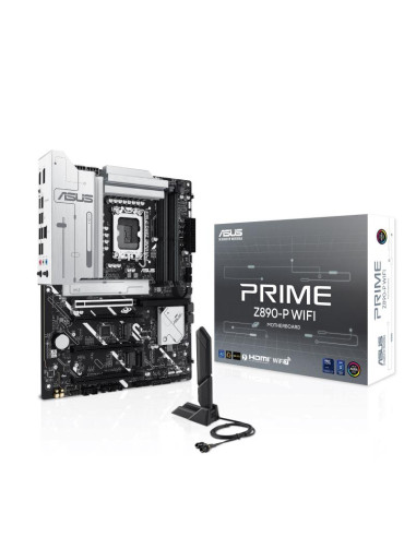 Mainboard, ASUS, Intel Z890, LGA1851, ATX, Memory DDR5, Memory slots 4, 3xPCI-Express 4.0 16x, 1xPCI-Express 5.0 16x, 4xM.2, 1x