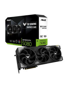 Graphics Card, ASUS, NVIDIA GeForce RTX 5080, 16 GB, GDDR7, 256 bit, PCIE 5.0 16x, Triple slot Fansink, 2xHDMI, 3xDisplayPort, 