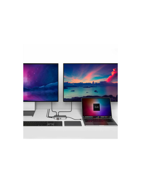 Hyper | HyperDrive Universal USB-C 10-in1 Dual HDMI Mobile Dock | Ethernet LAN (RJ-45) ports 1 | HDMI ports quantity 2