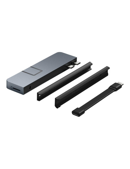 Hyper | HyperDrive DUO PRO 7-in-2 USB-C Hub for MacBook Air/Pro 2016-2020 | Ethernet LAN (RJ-45) ports 1 | HDMI ports quantity 