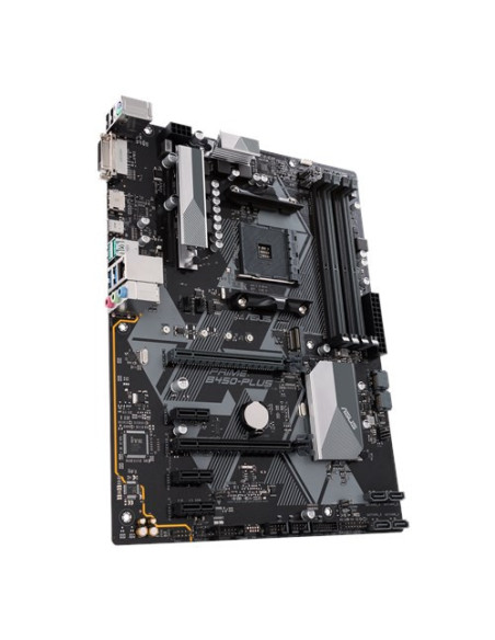 Asus | PRIME B450-PLUS | Processor family AMD | Processor socket AM4 | Memory slots 4 | Number of SATA connectors 6 x SATA 6Gb/