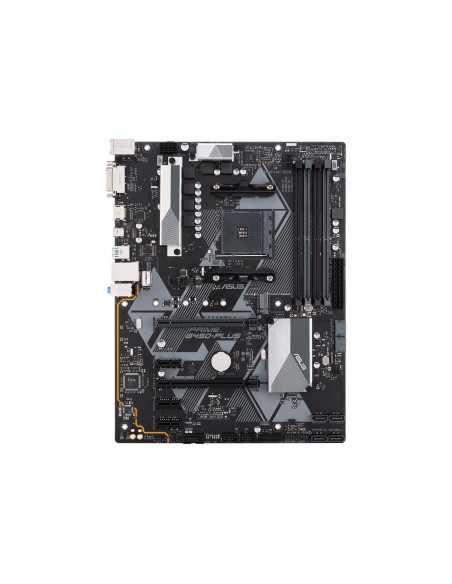 Asus | PRIME B450-PLUS | Processor family AMD | Processor socket AM4 | Memory slots 4 | Number of SATA connectors 6 x SATA 6Gb/