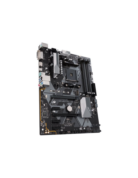 Asus | PRIME B450-PLUS | Processor family AMD | Processor socket AM4 | Memory slots 4 | Number of SATA connectors 6 x SATA 6Gb/