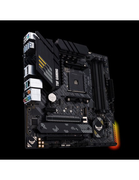 Asus | TUF Gaming B550M-Plus | Processor family AMD | Processor socket AM4 | DDR4 | Memory slots 4 | Chipset AMD B | Micro ATX