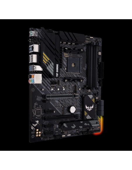Asus | TUF GAMING B550-PLUS | Processor family AMD | Processor socket AM4 | DDR4 | Memory slots 4 | Chipset AMD B | ATX