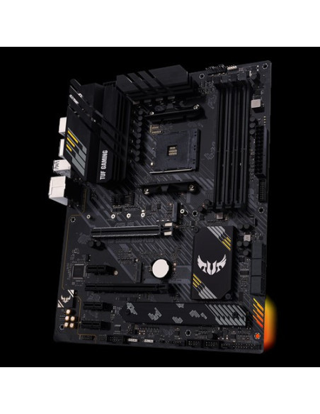 Asus | TUF GAMING B550-PLUS | Processor family AMD | Processor socket AM4 | DDR4 | Memory slots 4 | Chipset AMD B | ATX