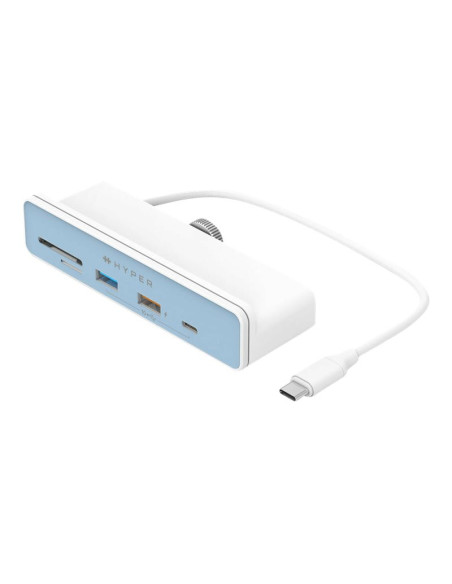 Hyper | HyperDrive USB-C 6-in-1 Form-fit Hub with 4K HDMI for iMac 24" | HDMI ports quantity 1