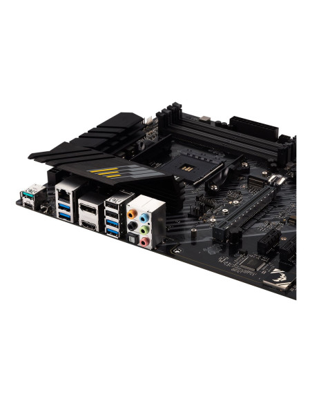 Asus | TUF GAMING B550-PLUS | Processor family AMD | Processor socket AM4 | DDR4 | Memory slots 4 | Chipset AMD B | ATX