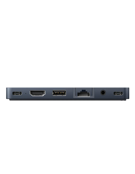 Hyper | HyperDrive Dual USB-C TB Compatible 7-in-2 Hub with universal USB-C ext Adaptor for MacBook Air/Pro 2016-2020 | Etherne