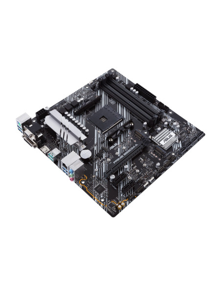 Asus | PRIME B550M-A | Processor family AMD | Processor socket AM4 | DDR4 | Memory slots 4 | Supported hard disk drive interfac