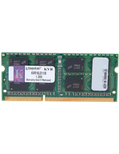 Kingston | 8 GB | DDR3 | 1600 MHz | Notebook | Registered No | ECC No