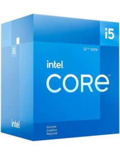 Intel | i5-12400F | 2.5 GHz | LGA1700 | Processor threads 12 | i5-124xx | Processor cores 6