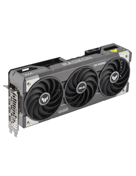 Graphics Card, ASUS, AMD Radeon RX 9070 XT, 16 GB, GDDR6, 256 bit, PCIE 5.0 16x, Triple slot Fansink, 1xHDMI, 3xDisplayPort, TU
