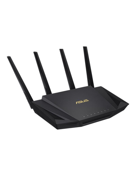 Wireless Router, ASUS, Wireless Router, 3000 Mbps, Mesh, Wi-Fi 5, Wi-Fi 6, IEEE 802.11 b/g, IEEE 802.11n, USB 3.2, 1 WAN, 4x10/