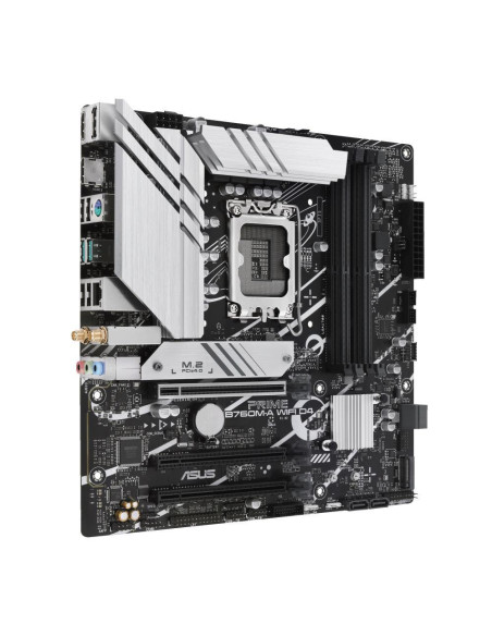 Mainboard, ASUS, Intel B760 Express, LGA1700, Micro-ATX, Memory DDR4, Memory slots 4, 3xPCI-Express 4.0 16x, 2xM.2, 2xHDMI, 1xD