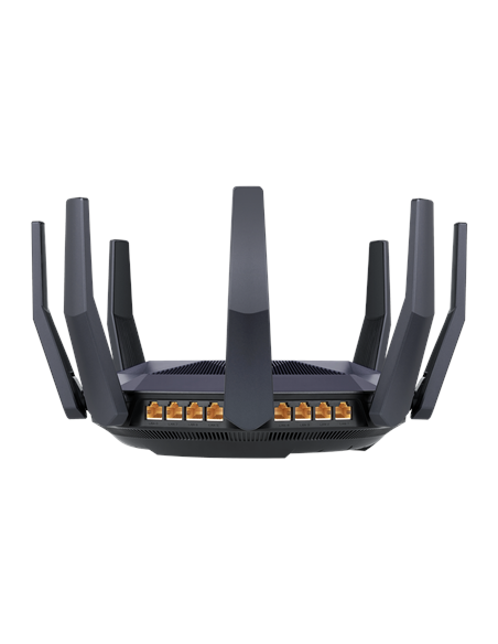 AX6000 Dual Band Router | RT-AX89X | 802.11ax | 4804+1300 Mbit/s | 10/100/1000 Mbit/s | Ethernet LAN (RJ-45) ports 8 | Mesh Sup