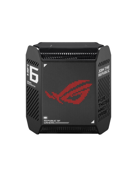 Wifi 6 802.11ax Tri-band Gigabit Gaming Mesh System | GT6 ROG Rapture (2-Pack) | 802.11ax | 574+4804+4804 Mbit/s | 10/100/1000 