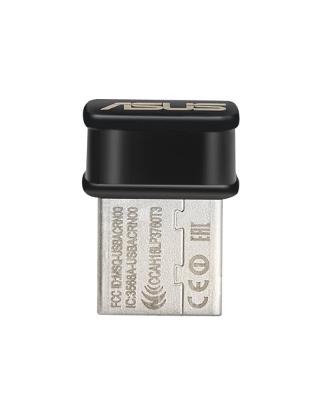 Asus | USB-AC53 NANO AC1200 Dual-band USB MU-MIMO Wi-Fi Adapter | 2.4GHz/5GHz | USB Dongle