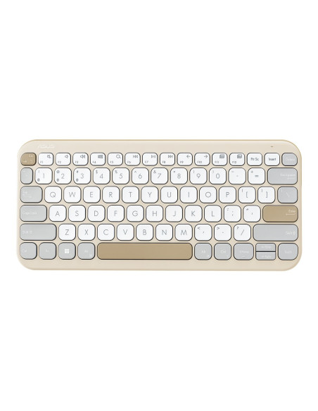 Asus KW100 | Keyboard | Wireless | US | Oat Milk | Bluetooth