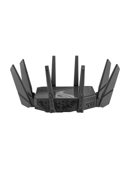 Wifi 6 802.11ax Quad-band Gigabit Gaming Router | ROG GT-AXE16000 Rapture | 802.11ax | 1148+4804+4804+48004 Mbit/s | 10/100/100