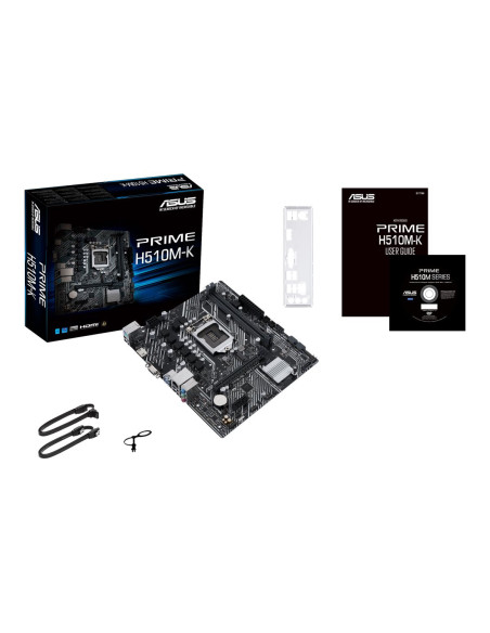 Asus | PRIME H510M-K | Processor family Intel | Processor socket LGA1200 | DDR4 | Memory slots 2 | Supported hard disk drive in