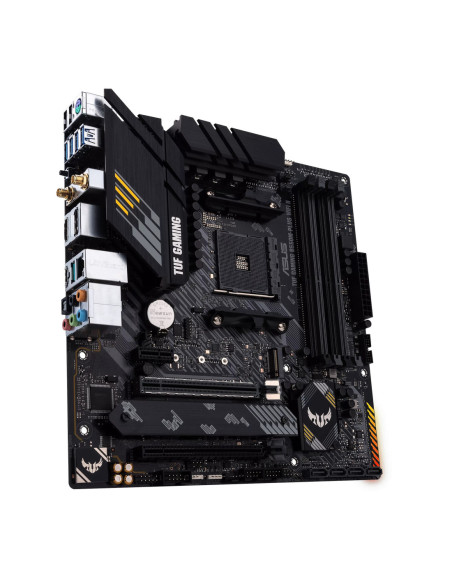 Asus | TUF GAMING B550M-PLUS WIFI II | Processor family AMD | Processor socket AM4 | DDR4 | Memory slots 4 | Chipset B550 | mic