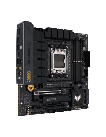 Asus | TUF GAMING B650M-PLUS WIFI | Processor family AMD | Processor socket AM5 | DDR5 DIMM | Memory slots 4 | Supported hard d