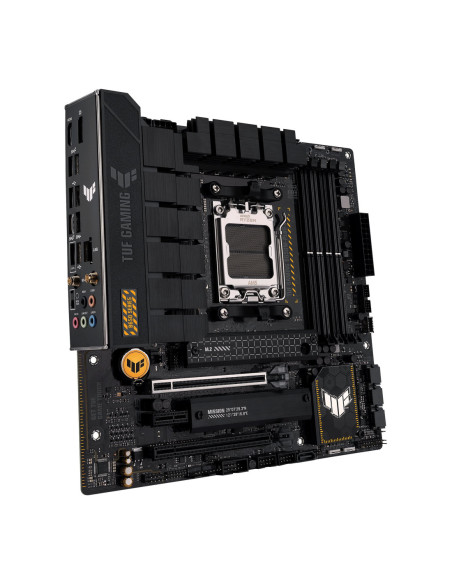 Asus | TUF GAMING B650M-PLUS WIFI | Processor family AMD | Processor socket AM5 | DDR5 DIMM | Memory slots 4 | Supported hard d