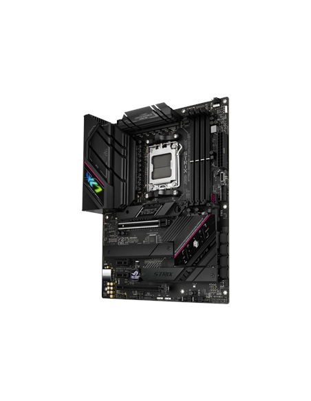 Asus | ROG STRIX B650E-F GAMING WIFI | Processor family AMD | Processor socket AM5 | DDR5 DIMM | Memory slots 4 | Supported har