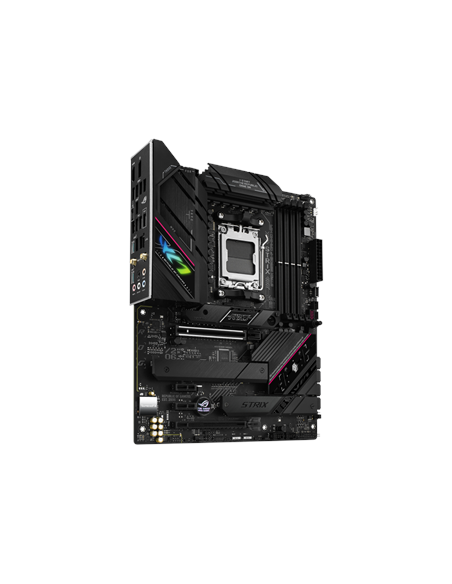 Asus | ROG STRIX B650E-F GAMING WIFI | Processor family AMD | Processor socket AM5 | DDR5 DIMM | Memory slots 4 | Supported har