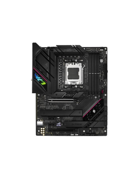 Asus | ROG STRIX B650E-F GAMING WIFI | Processor family AMD | Processor socket AM5 | DDR5 DIMM | Memory slots 4 | Supported har