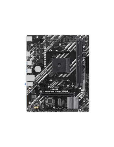 ASUS PRIME A520M-R | Asus | Processor family AMD A520 | Processor socket 1 x Socket AM4 | 2 DIMM slots - DDR4, ECC, unbuffered 