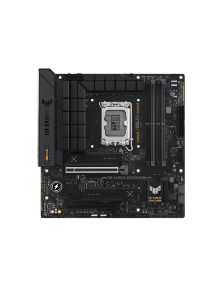 ASUS TUF GAMING B760M-PLUS | Asus | Processor family Intel B760 | Processor socket 1 x LGA1700 Socket | 4 DIMM slots - DDR5, no