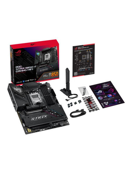 Mainboard, ASUS, AMD B850, SAM5, ATX, Memory DDR5, Memory slots 4, 1xPCI-Express 4.0 16x, 1xPCI-Express 5.0 16x, 4xM.2, 1xHDMI,