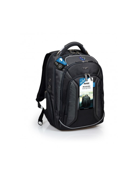 PORT DESIGNS | Melbourne | Fits up to size 15.6 " | Backpack | Black | Shoulder strap