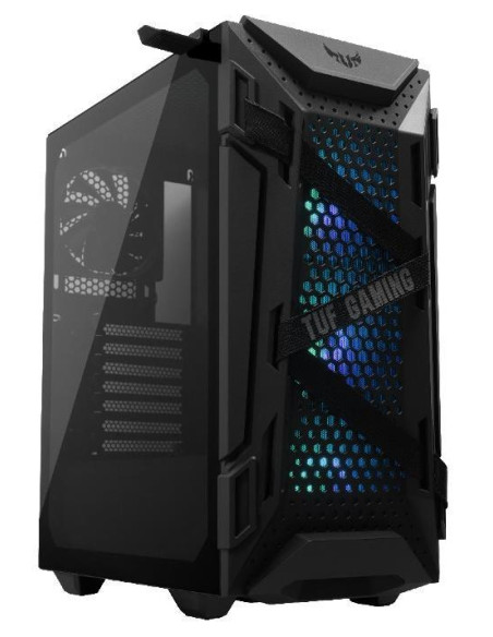 Case, ASUS, TUF Gaming GT301, MidiTower, Not included, ATX, MicroATX, MiniITX, Colour Black, GT301TUFGAMINGCASE