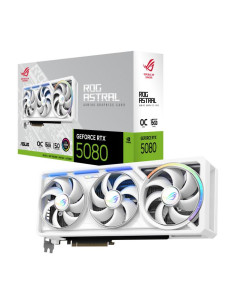 Graphics Card, ASUS, NVIDIA GeForce RTX 5080, 16 GB, GDDR7, 256 bit, Triple slot Fansink, ROG-ASTRAL-RTX5080O16G-WH