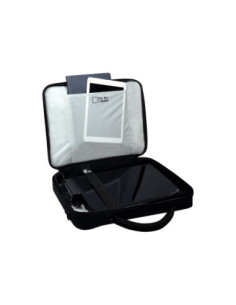 PORT DESIGNS | Courchevel | Fits up to size 15.6 " | Messenger - Briefcase | Shoulder strap | Black