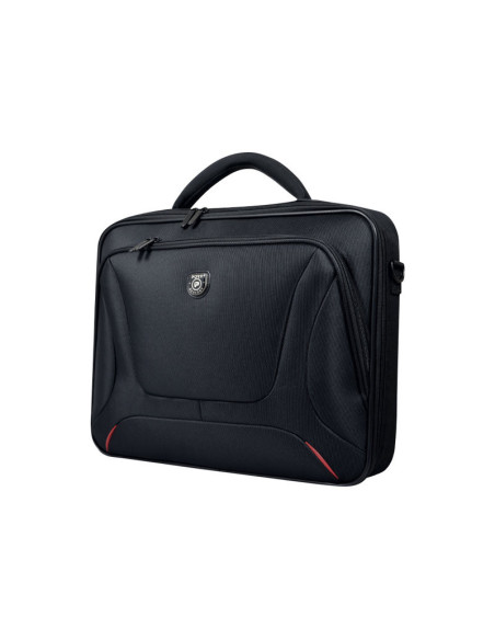 PORT DESIGNS | Courchevel | Fits up to size 15.6 " | Messenger - Briefcase | Shoulder strap | Black