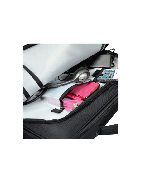 PORT DESIGNS | Courchevel | Fits up to size 15.6 " | Messenger - Briefcase | Shoulder strap | Black