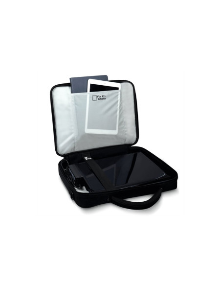 PORT DESIGNS | Courchevel | Fits up to size 15.6 " | Messenger - Briefcase | Shoulder strap | Black