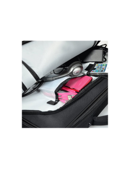 PORT DESIGNS | Courchevel | Fits up to size 15.6 " | Messenger - Briefcase | Shoulder strap | Black