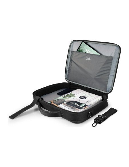 PORT DESIGNS | Courchevel | Fits up to size 15.6 " | Messenger - Briefcase | Shoulder strap | Black