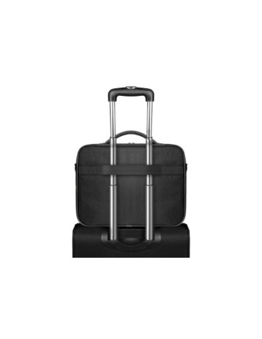 PORT DESIGNS | Courchevel | Fits up to size 15.6 " | Messenger - Briefcase | Shoulder strap | Black