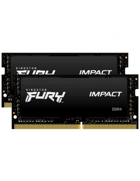 Kingston | Fury Impact | 2x8 GB | SODIMM | 3200 MHz | Notebook | Registered No | ECC No