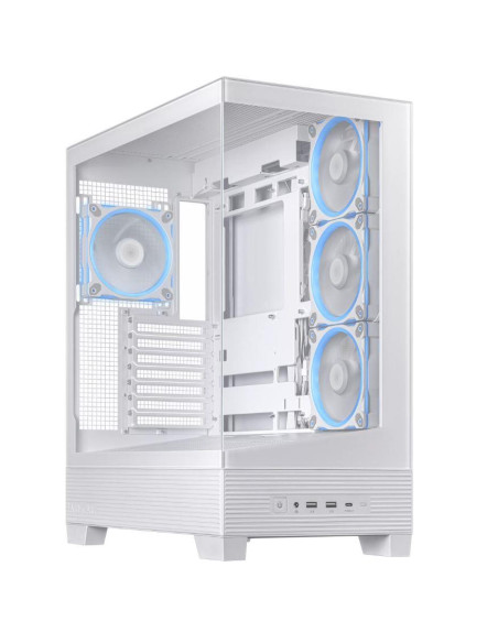 Case, ASUS, ASUS A31 PLUS Case, MidiTower, Case product features Transparent panel, ATX, BTX, MicroATX, MiniITX, Colour White, 