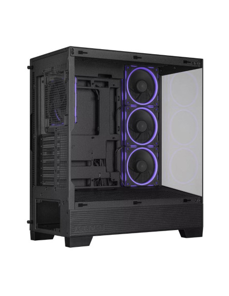 Case, ASUS, ASUS A31 PLUS Case, MidiTower, Case product features Transparent panel, ATX, BTX, MicroATX, MiniITX, Colour Black, 