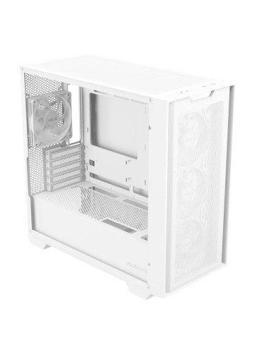 Case, ASUS, A21 PLUS, MidiTower, Case product features Transparent panel, Not included, MicroATX, MiniITX, Colour White, A21PLU