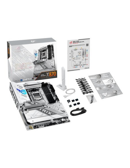 Mainboard, ASUS, AMD X870, SAM5, ATX, Memory DDR5, Memory slots 4, 1xPCI-Express 4.0 16x, 1xPCI-Express 5.0 16x, 4xM.2, 1xHDMI,